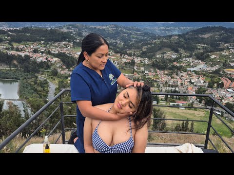 ASMR FULL MASSAGE TO RELEASE STRESS WITH MARITZA PANGOL & SOFY