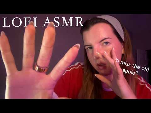og lofi asmr | hand movements and up close whispers *lots of tongue clicking* (no wet mouth sounds)