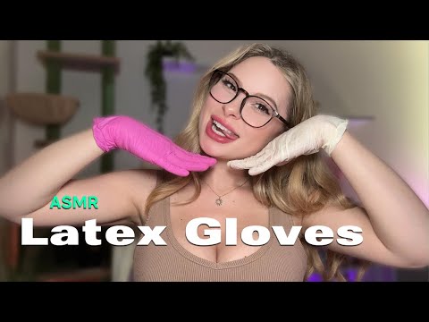 Latex gloves 🧤 ASMR ! Hand sounds, whispering, soft,