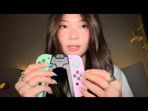 ASMR Tapping on my Switch controllers!