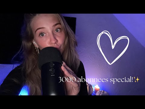 Nederlandse ASMR| Q&A Fluisterstijl| 3K Special🤍🥳✨