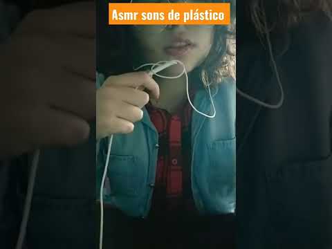 Asmr de plastico e sons de boca