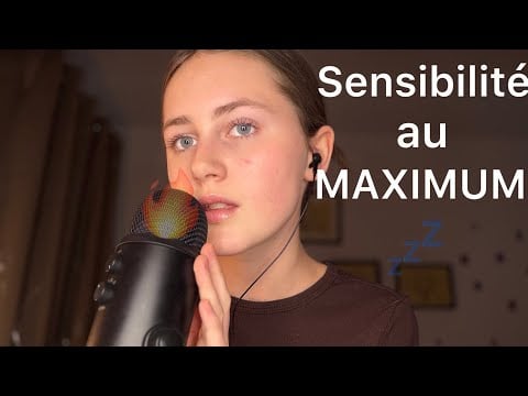 ASMR: Bruit de bouche avec la sensibilité du micro au MAXIMUM!!🔥💤 (tu vas avoir des frissons)