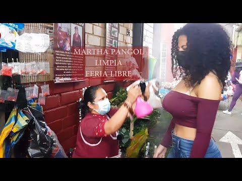 MARTHA ♥ PANGOL & NATHALIA, MARKET LIMPIA (Feria Libre Cuenca), SPIRITUAL CLEANSING, MASSAGE, ASMR