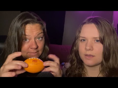MY MOM DOES ASMR FOR THE FIRST TIME
