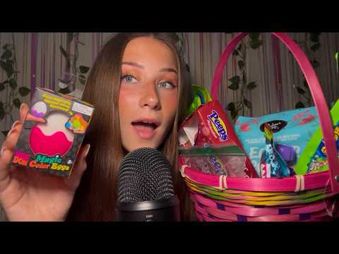 ASMR Easter Basket Taste Test 🌸🐥| Candy Mukbang, Close Whispering, Soft Crunching Noises