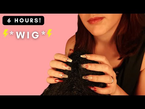 ASMR -  FAST AGGRESSIVE SCALP SCRATCHING MASSAGE | WIG scratch up close | breathing, blowing no talk