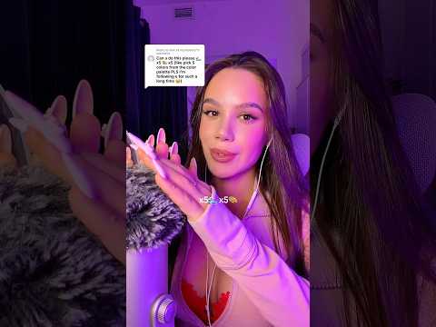 ASMR triggers by your request ☺️💕 Ocean & paint palette 🎨 m0uth sounds #asmr #asmrvideo