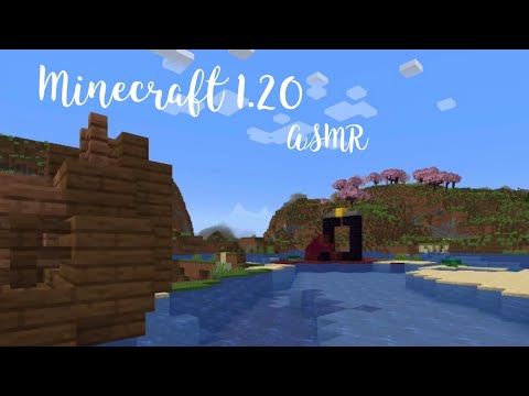 ASMR Minecraft 1.20 Gameplay!!