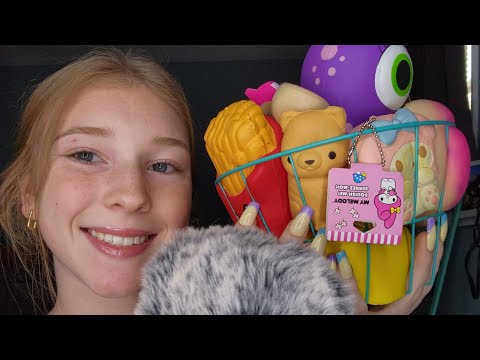[ASMR] Playing with squishies