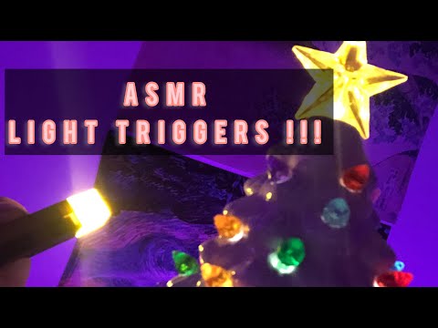 ASMR light triggers! Part 2 (New!)