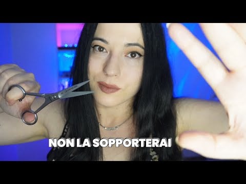 ASMR POV Sei da una parrucchiera poco tollerante