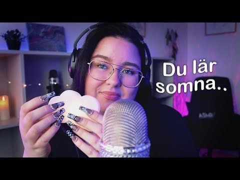 ASMR Plockar Dålig Energi, Mouth Sounds, Nail Triggers, Mic Scratching ♥