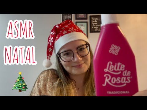 ASMR CASEIRO ESPECIAL DE NATAL l Te arrumando para o Natal... #asmr #natal #asmrcaseirinho