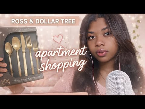ASMR Fast & Aggressive Mouth Sounds👄| Apartment Decor Haul (Ross, Dollar Tree Finds)