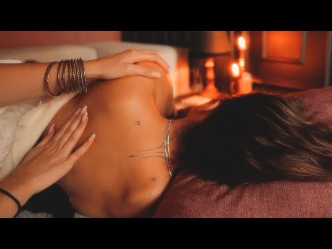 ASMR 😴 the softest touch to fall asleep (with music option)
