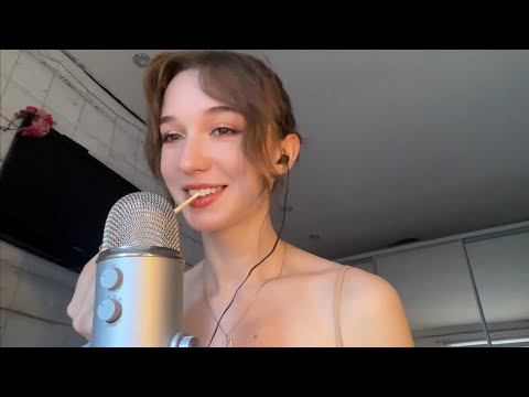 ASMR tapping зубов и звуки тела 