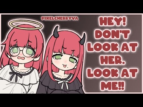 [FF4A] Listening to The Angel & Devil on Your Shoulders [Sweet][Sassy] [Arguing][Silly][Temptation]