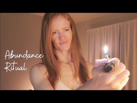 ASMR Candlelight Abundance Affirmations and Energy Clearing