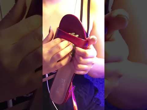 ASMR Tapping & Scratching my Shoes 👠 #asmr #asmrvideo #tapping #scratch