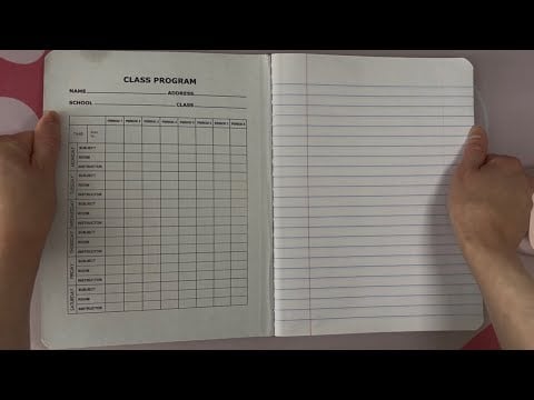 ASMR Flipping Through A Composition Book | No Talking