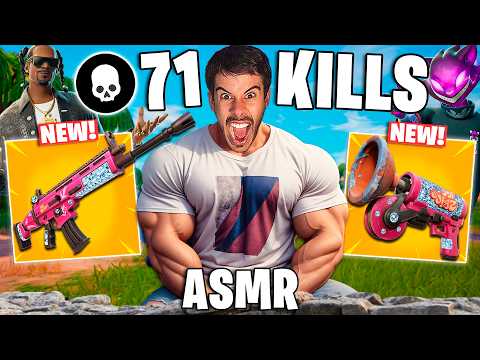 ASMR FORTNITE FAST MOUTH SOUNDS 71 KILLS 💀 SOLO VS SQUAD (asmr controller sounds fortnite)