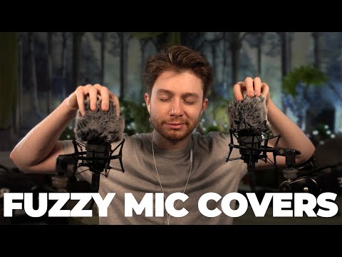 ASMR | I got fuzzy mic covers :)