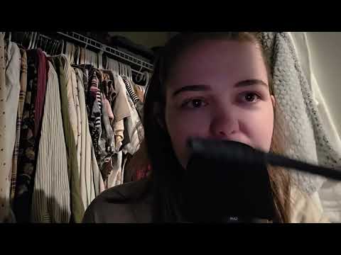 asmr putting mascara on you