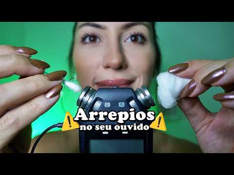 ASMR Você vai Dormir em menos de 10 minutos (limpeza de ouvido arrepiante)