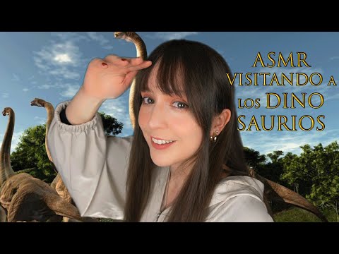 ⭐ASMR Visitando a los DINOSAURIOS 🦖 [Sub] Un Viaje a la PREHISTORIA