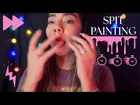 ASMR | Sp1t Painting ✨ Extra Rápido ⚡️ 