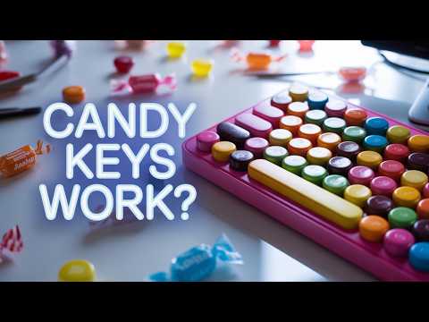 Can You Really Use a Keyboard Made of HARD CANDY?