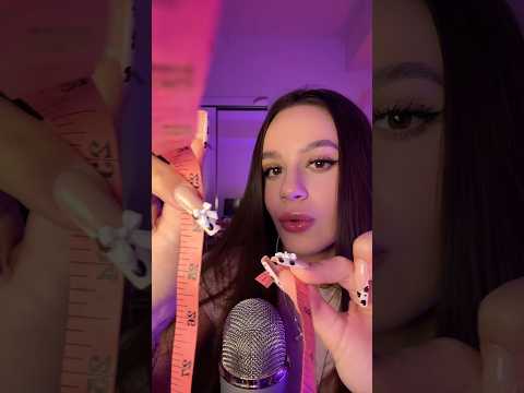 Face measurements 😴 inaudible whisper asmr for sleep and relaxation 💓 #asmr #asmrsounds #asmrvideo