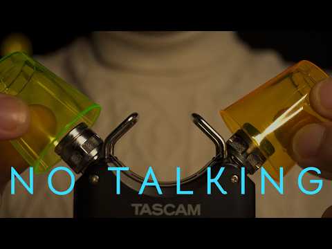 My first ASMR with TASCAM | EAR TO EAR tingles for Sleep and Relaxation (no talking)