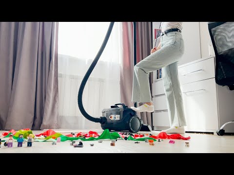 How I Removed Lego From My Floor With A Bosch Vacuum Cleaner. ASMR