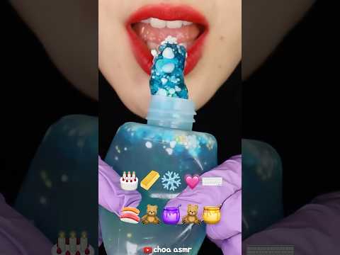CUTE JELLY ASMR WAX CANDY ASMR HONEY JELLY ASMR EMOJI FOOD ASMR 🍯