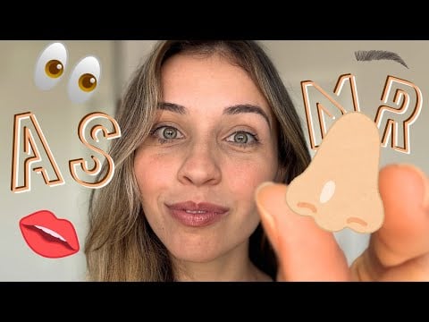 ASMR 👃🏻montando seu rosto 👁️