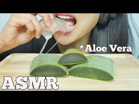 ASMR ALOE VERA CHALLENGE (Soft Sticky, Crunchy SOUNDS) NO TALKING | SAS-ASMR