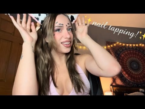 🎧ASMR🎧| Nail Tapping for my Birthday!🎉🥳