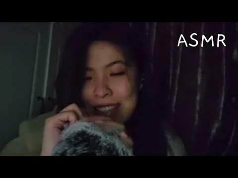ASMR FLUFFY MIC SCRATCHING & MOUTH SOUND SOFT BLOWING