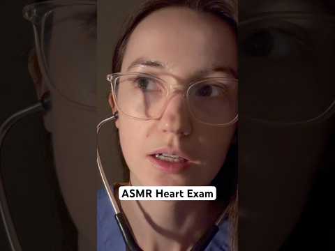 ASMR Heart & Lung Exam | using a stethoscope 🩺 #medicalasmr #asmrroleplay #cranialnerveexam