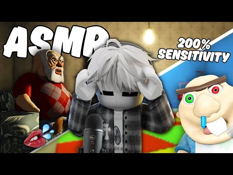 Roblox ASMR ~ Cupped Mouth Sounds At 200% Sensitivity 👄💦