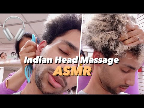 [ASMR] Feeling Stressed? You NEED this Indian Head Massage..