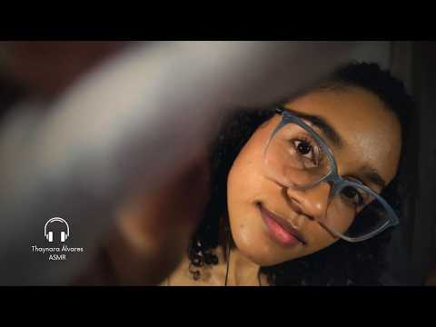ASMR Skincare Noturno | Sons Relaxantes + Toques Suaves