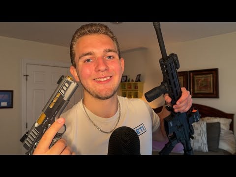 ASMR intense Gun sounds for sleep
