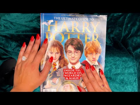 ASMR| Magazine Flip Through (Harry Potter✨⚡️) soft spoken and whispered