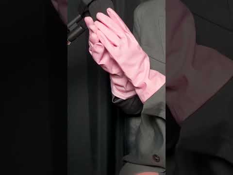 ASMR dishwashing glove sounds (1) #asmr #gloves  #asmrsounds  #stickyasmr