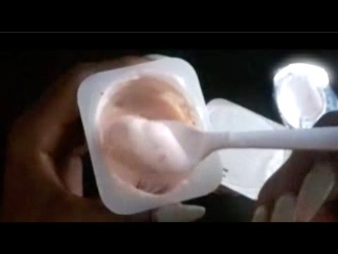 Eating ASMR Yogurt