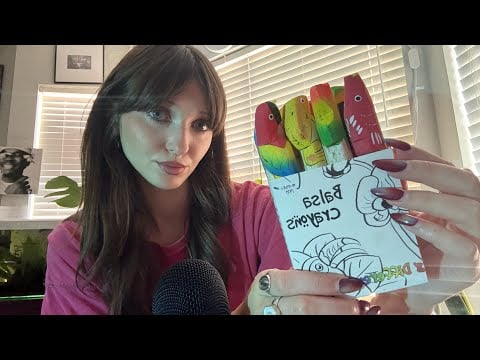 ASMR Cozy Triggers For Relaxation And Tingles 🪷🪵🌱 (Wooden Crayons, Wood-Wick Crackles, Nail Tapping)