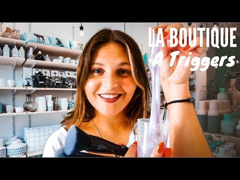 ASMR FRANÇAIS⎪ROLEPLAY La boutique à Triggers ! (Soft Spoken) Multi-déclencheurs